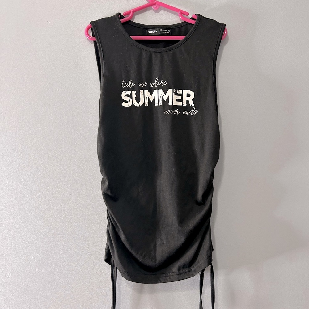Black Tank Top - SHEIN - XS - NWOT
